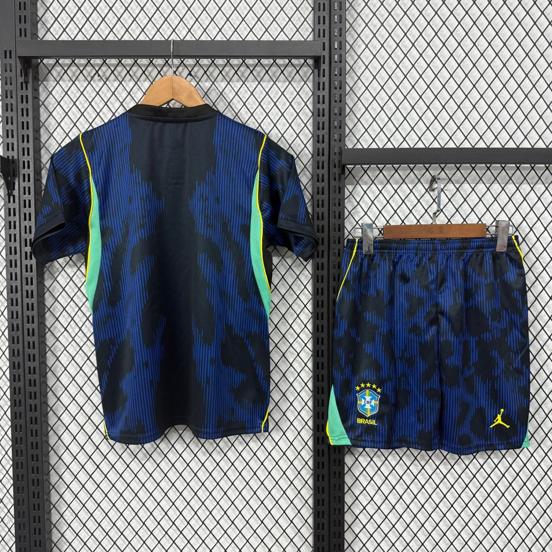 Ensemble Extérieur Brésil Enfant 2026 – Tenue Complète de Football
