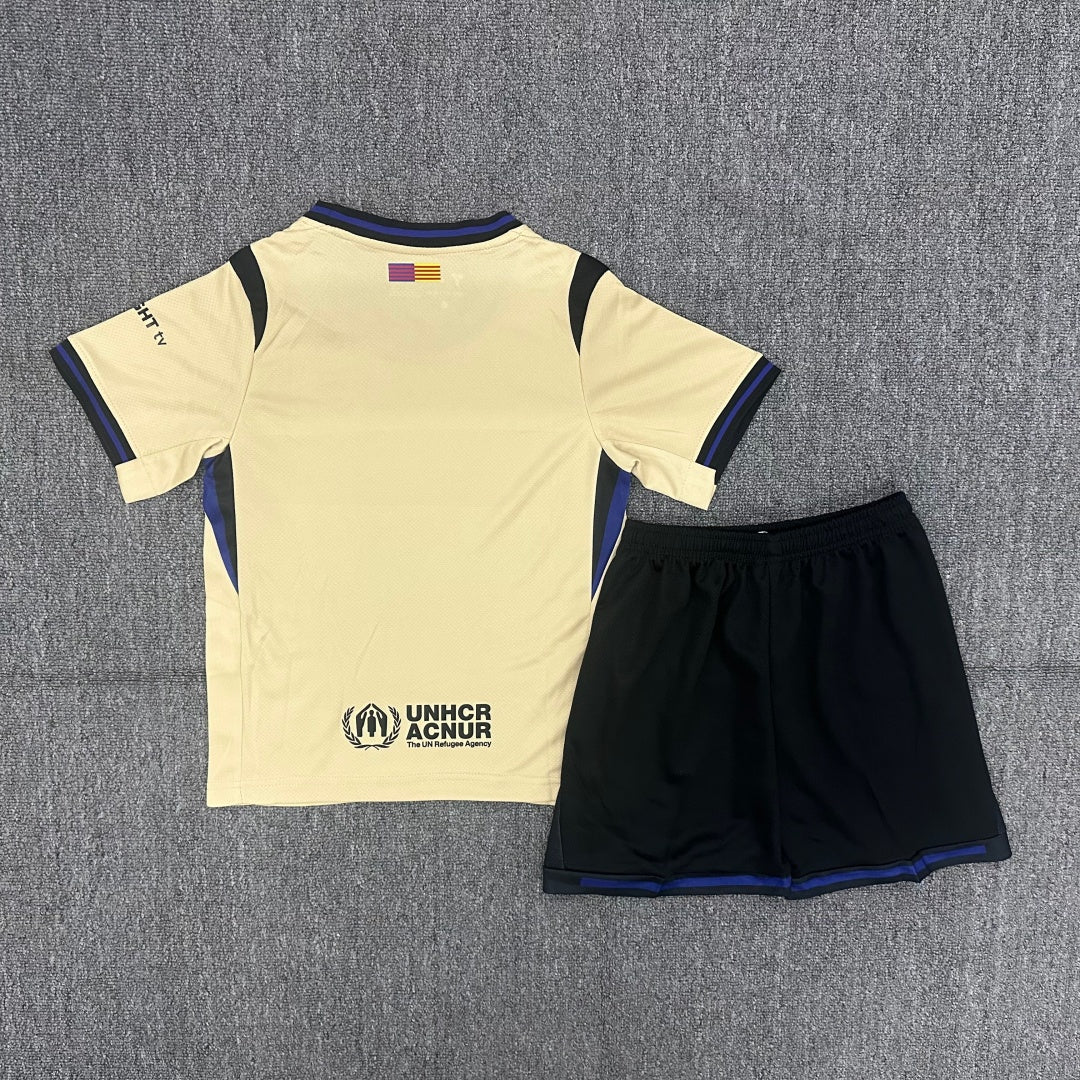 Ensemble Enfant FC Barcelone 2025/26 – Tenue Extérieure