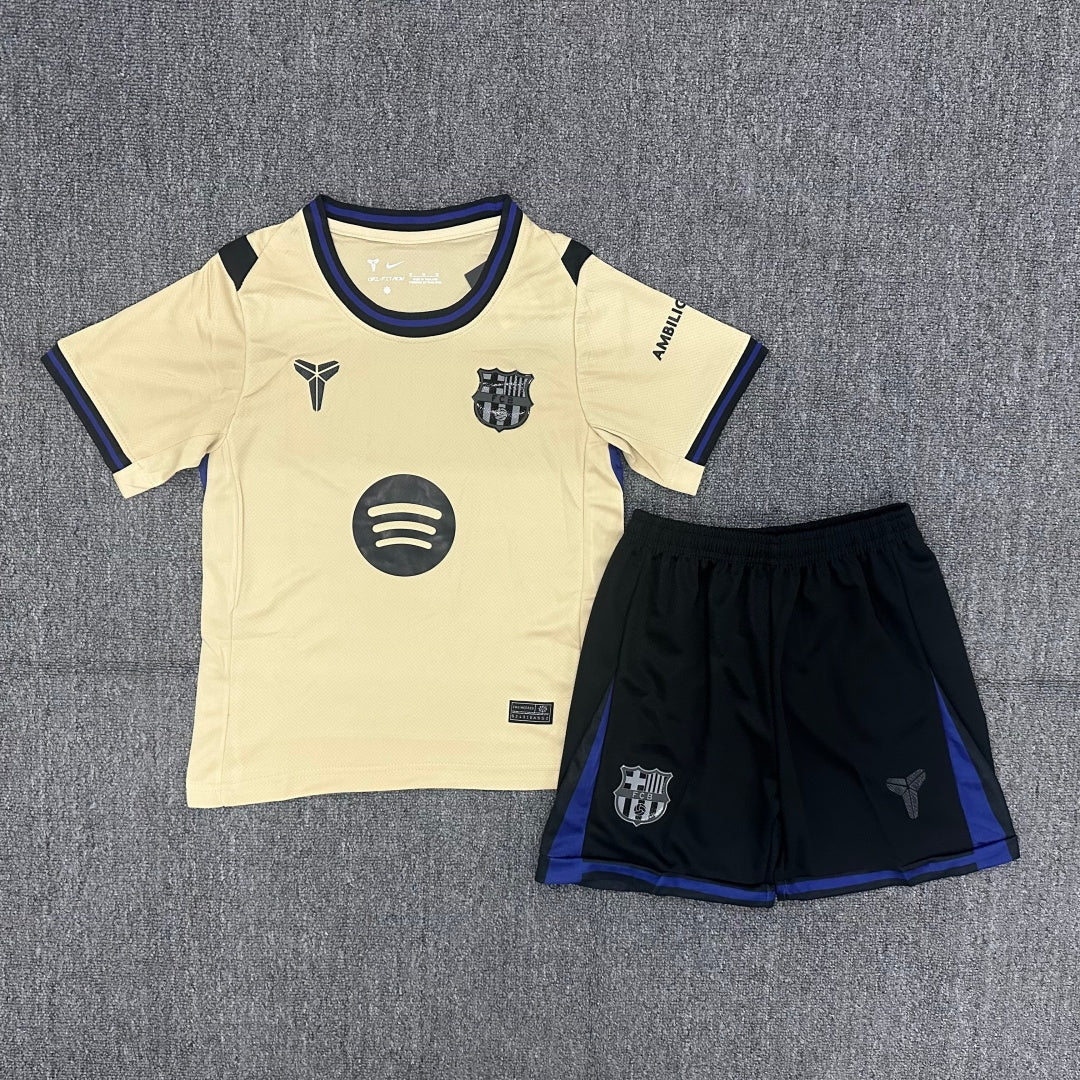 Ensemble Enfant FC Barcelone 2025/26 – Tenue Extérieure