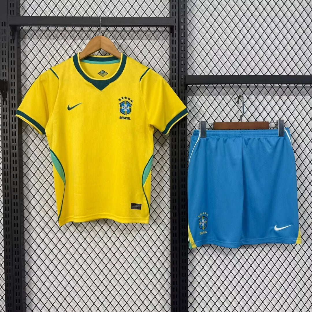 Ensemble Enfant Brésil 2026 – Maillot Domicile Officiel