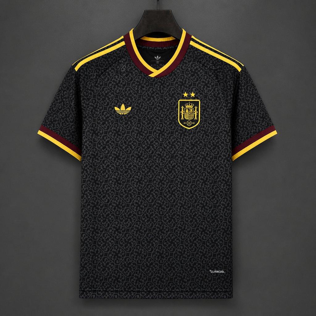 Maillot de l’Espagne 2026 – Édition Noire Élégante