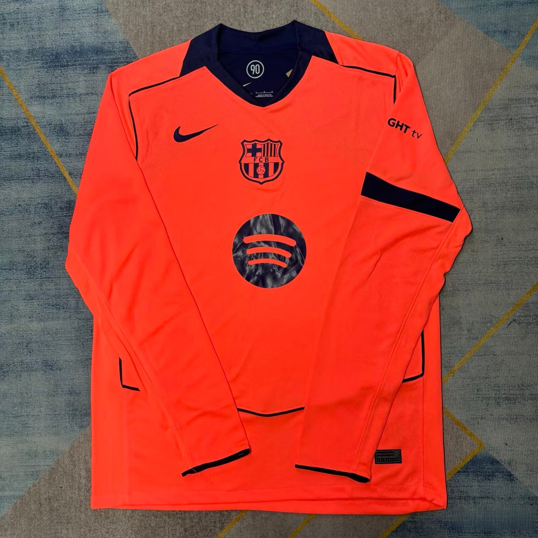 Maillot Extérieur FC Barcelone 2025/26 à Manches Longues