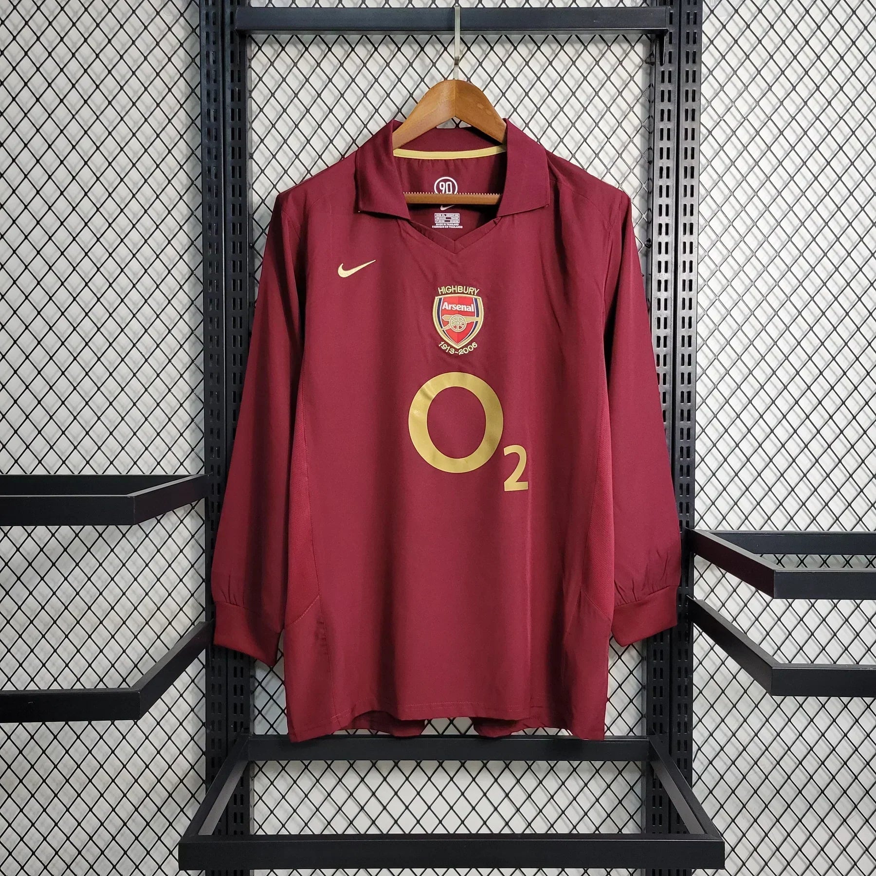 Maillot Rétro Arsenal 2005/06 à Manches Longues