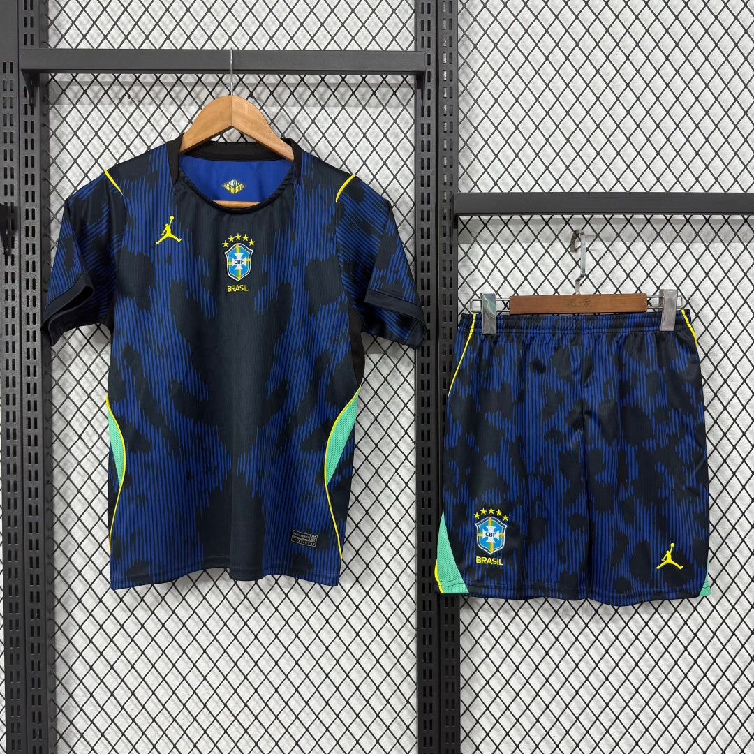 Ensemble Extérieur Brésil Enfant 2026 – Tenue Complète de Football