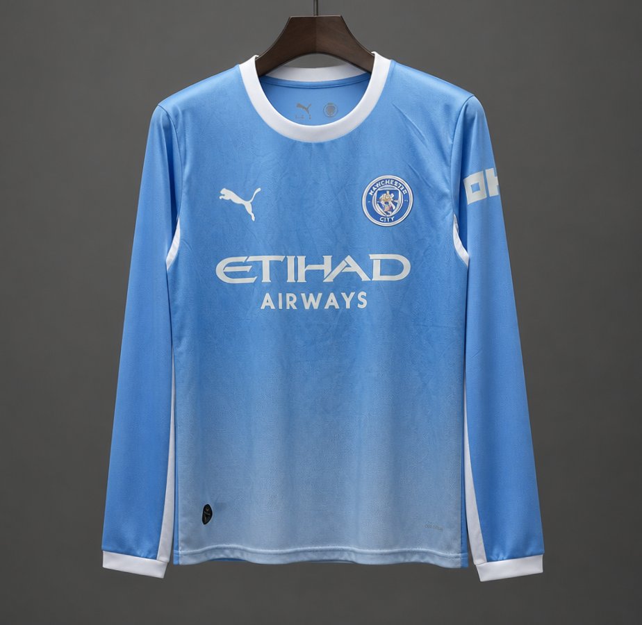 Maillot Manchester City Domicile 2026/27 à Manches Longues