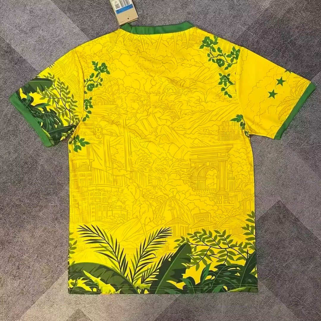 Maillot Brésil 2026 – Édition spéciale jaune