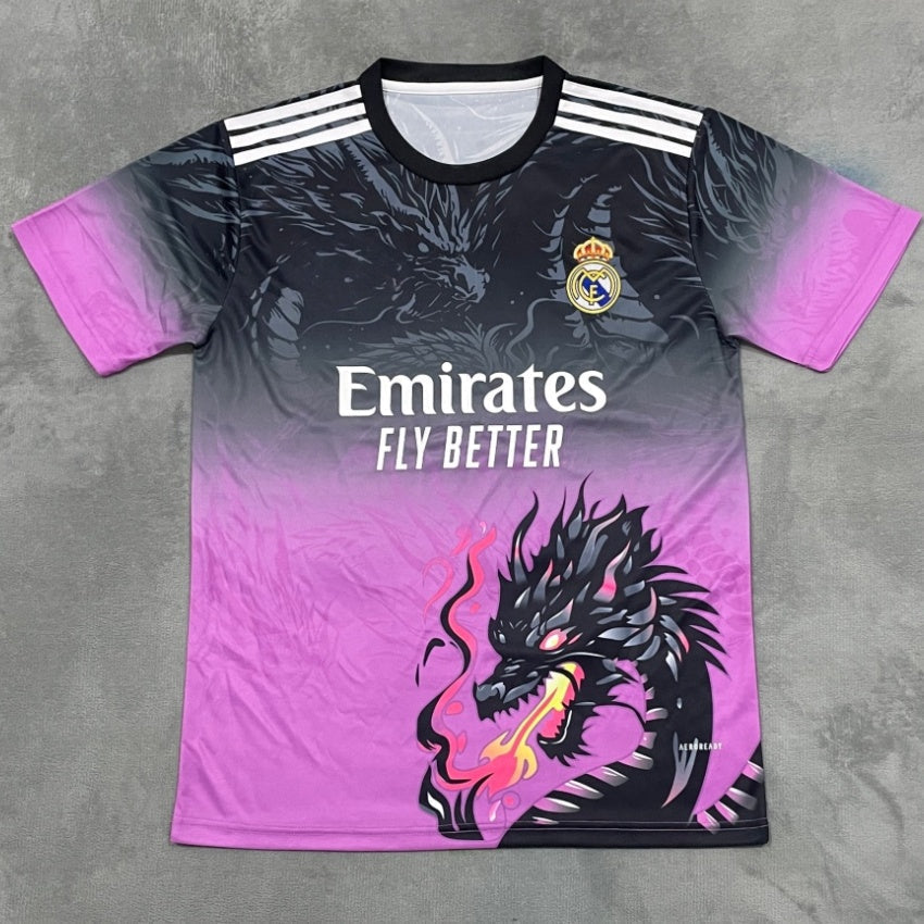 Maillot Real Madrid 24/25 – Édition spéciale Purple Dragon, style unique et tendance