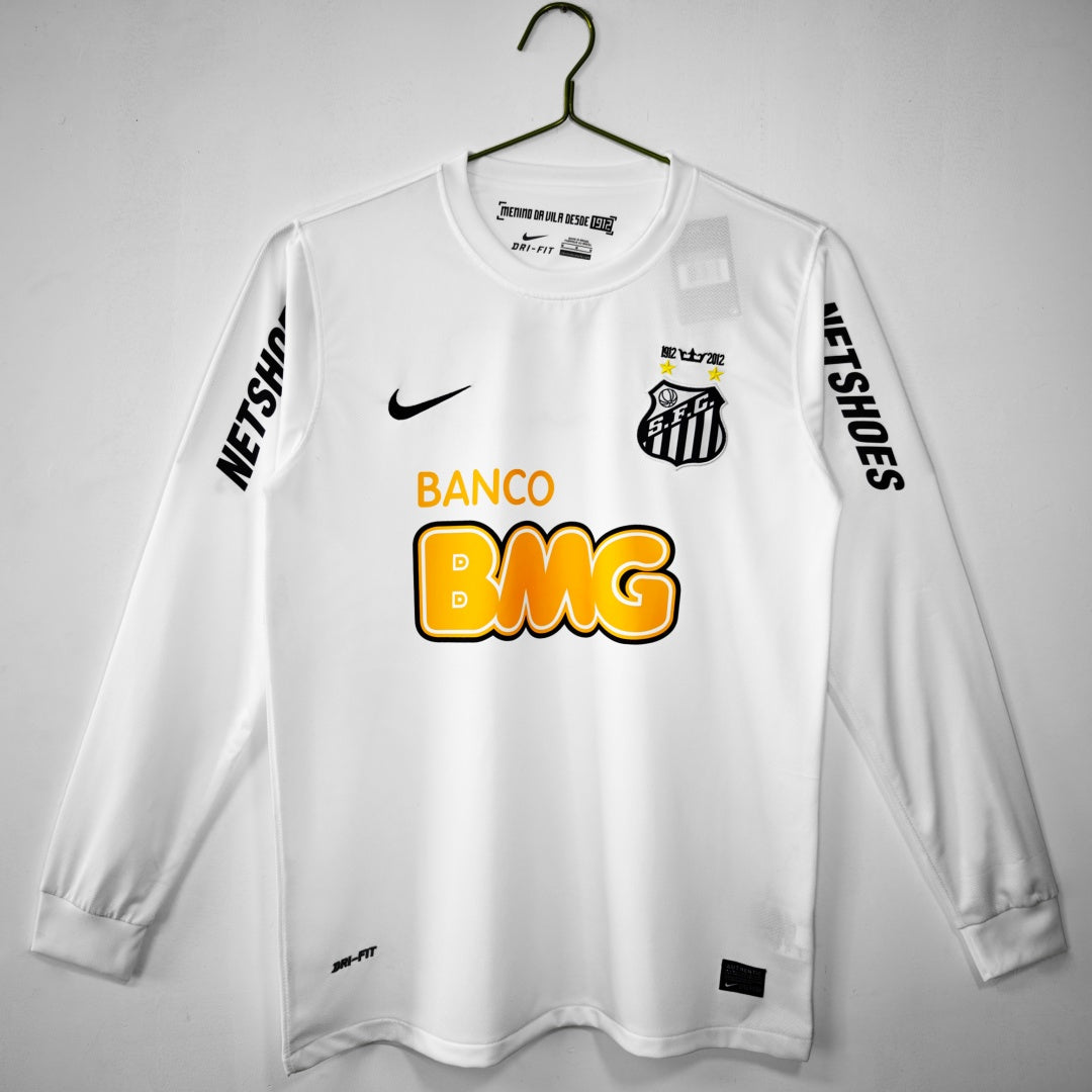 Maillot Santos Rétro 2011/2012 à Manches Longues