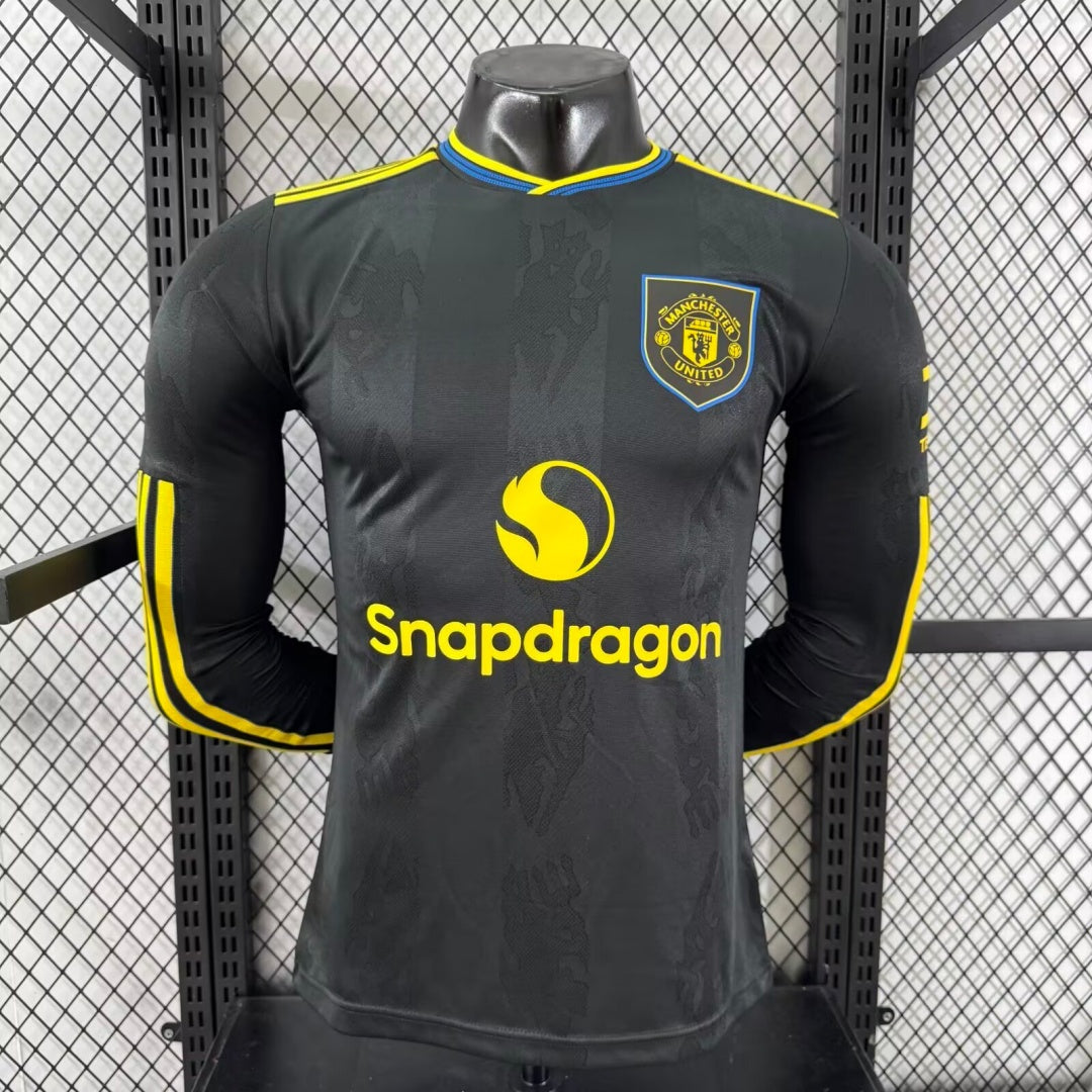 Maillot Manchester United Third 2025/26 à Manches Longues – Version Joueur