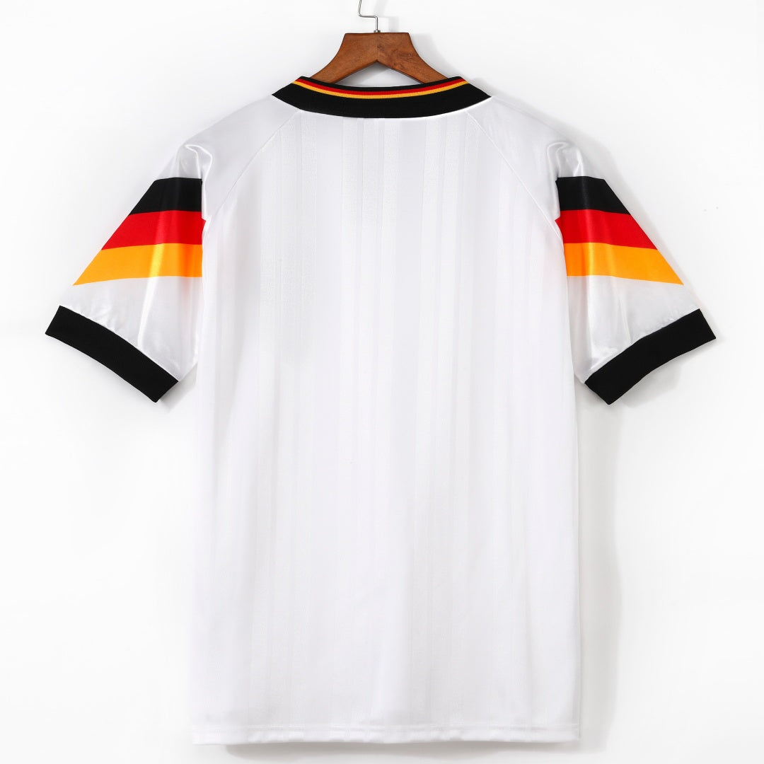 Maillot Allemagne Domicile 1992 – Style Rétro Iconique